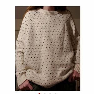 cozy aerie heart sweater